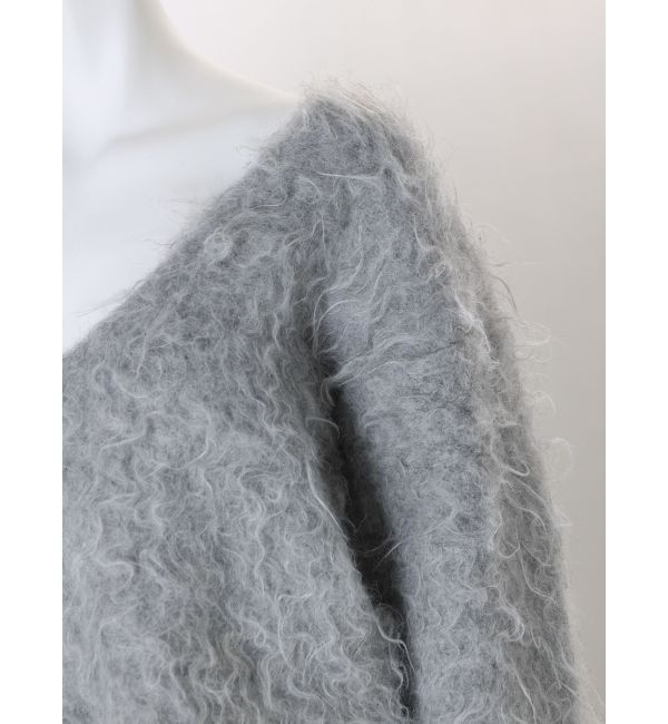 Ungrid「Vネック起毛ルーズニット」|ニット・セーター|