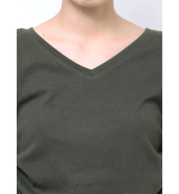 Ungrid「サイドギャザーショートTee」|Tシャツ・カットソー|