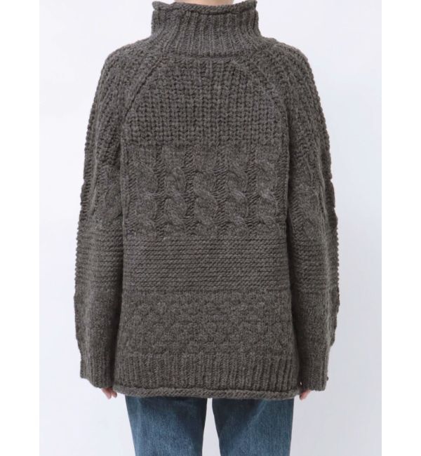 Ungrid「ローゲージハイネックケーブルニット」|ニット・セーター|