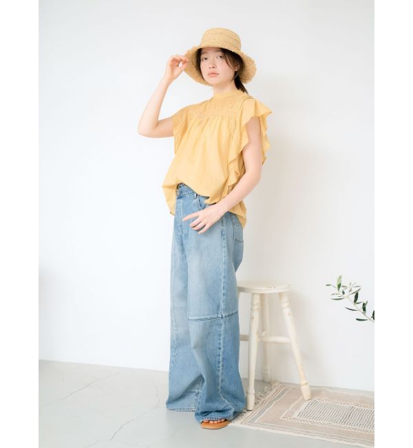 Ungrid「カーブデザインデニム」|デニム|