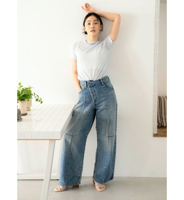 Ungrid「カーブデザインデニム」|デニム|