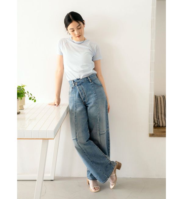 Ungrid「カーブデザインデニム」|デニム|