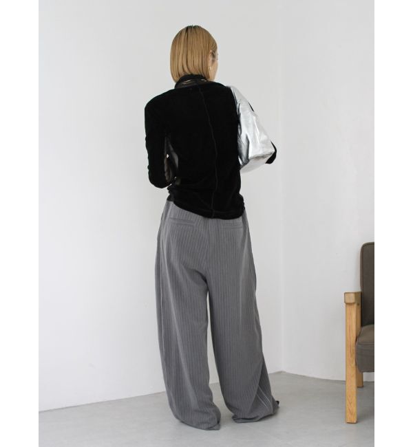 Ungrid「シアーベロアハイネックロングスリーブTee」|Tシャツ・カットソー|