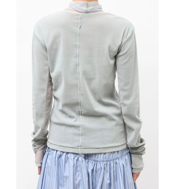 Ungrid「シアーベロアハイネックロングスリーブTee」|Tシャツ・カットソー|