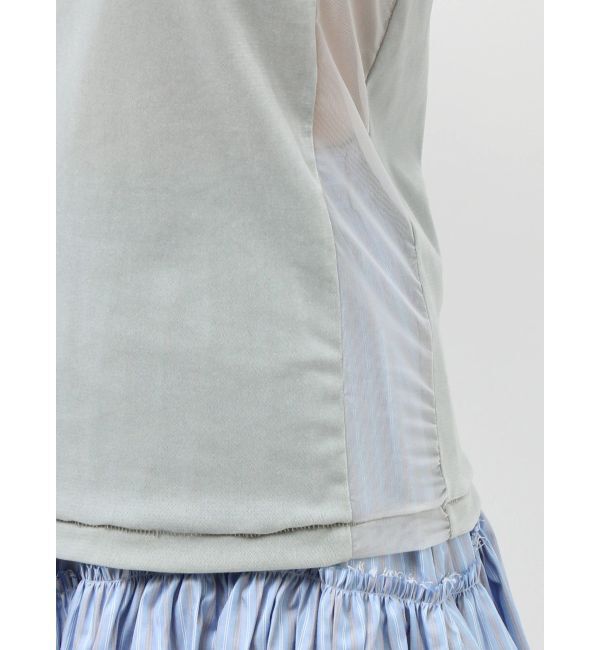 Ungrid「シアーベロアハイネックロングスリーブTee」|Tシャツ・カットソー|