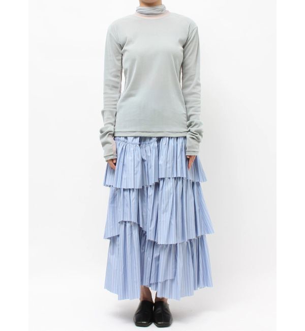 Ungrid「シアーベロアハイネックロングスリーブTee」|Tシャツ・カットソー|