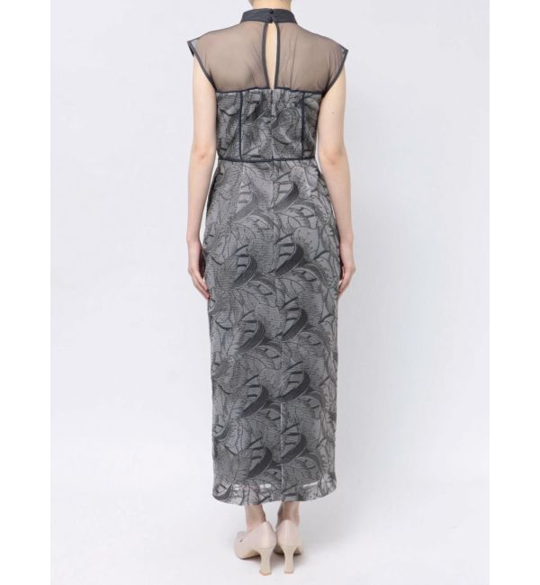 LAGUNAMOON「LADYメッシュエンブロイダリードレス」|ドレス|