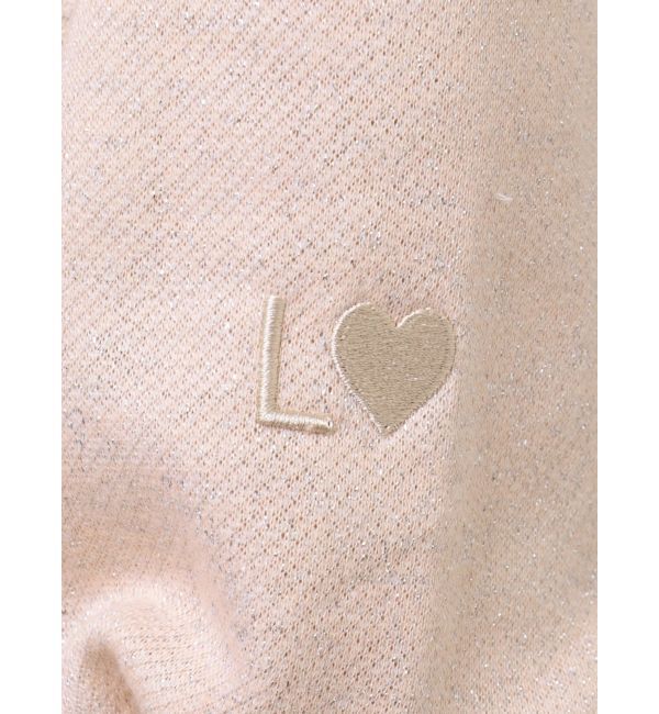 LAGUNAMOON「オフショルラメスウェットプルオーバー」|Tシャツ・カットソー|