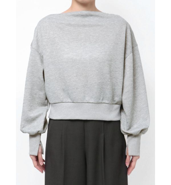 LAGUNAMOON「オフショルラメスウェットプルオーバー」|Tシャツ・カットソー|