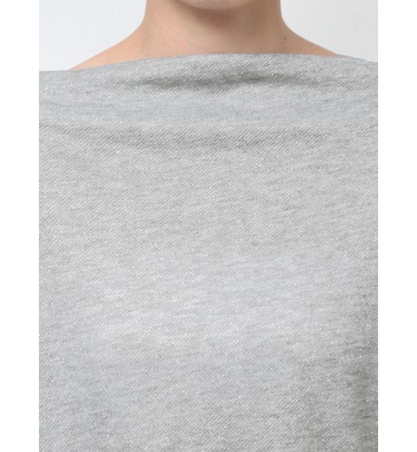 LAGUNAMOON「オフショルラメスウェットプルオーバー」|Tシャツ・カットソー|