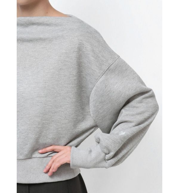 LAGUNAMOON「オフショルラメスウェットプルオーバー」|Tシャツ・カットソー|