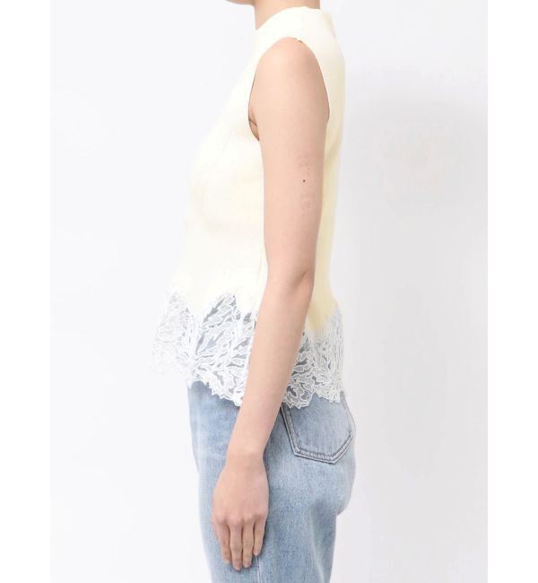 LAGUNAMOON「ヘムレースニットプルオーバー」|ニット・セーター|