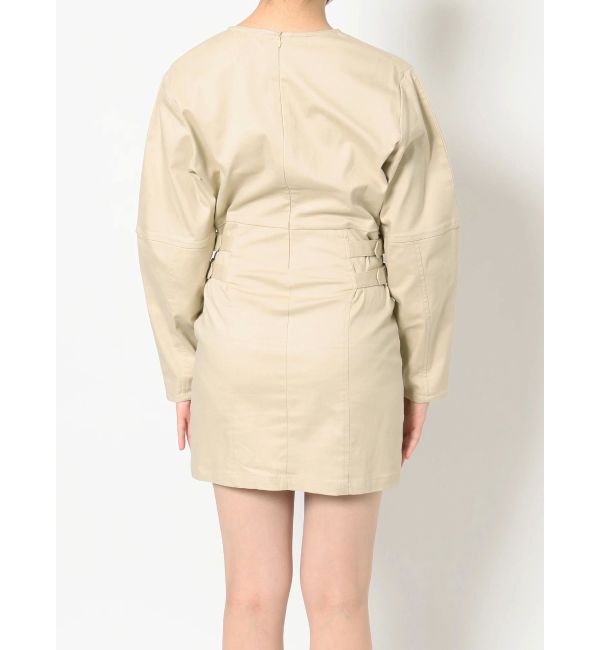 EVRIS「ボリュームスリーブタイトミニワンピース」|ワンピース|