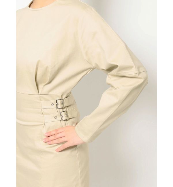 EVRIS「ボリュームスリーブタイトミニワンピース」|ワンピース|