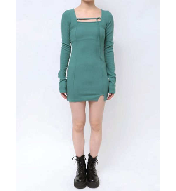 EVRIS「カットタイトミニワンピース」|ワンピース|