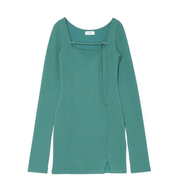 EVRIS「カットタイトミニワンピース」|ワンピース|