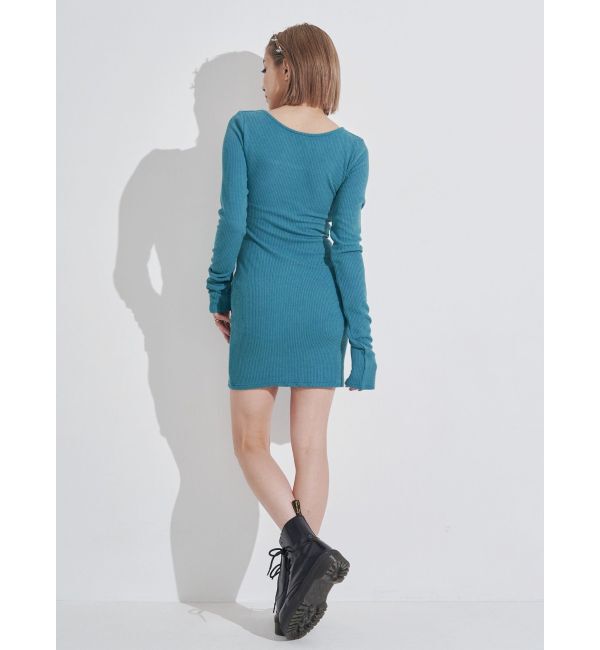 EVRIS「カットタイトミニワンピース」|ワンピース|