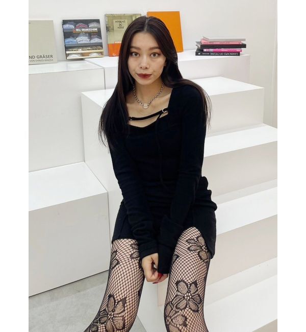 EVRIS「カットタイトミニワンピース」|ワンピース|