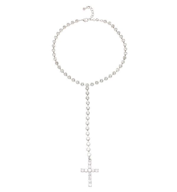 jouetie「クロスビジューネックレス」|ネックレス|