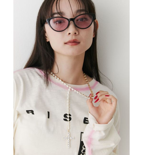 jouetie「クロスビジューネックレス」|ネックレス|