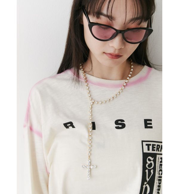 jouetie「クロスビジューネックレス」|ネックレス|