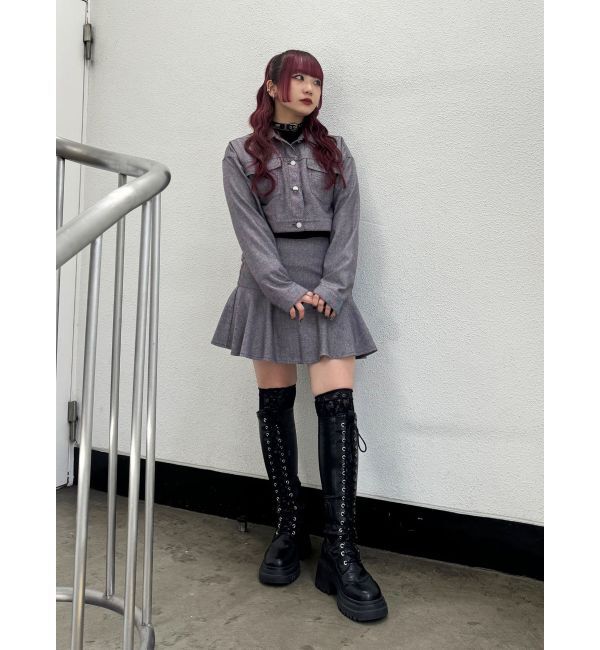 jouetie「マルチWAYツイードライクセットアップ」|ワンピース|