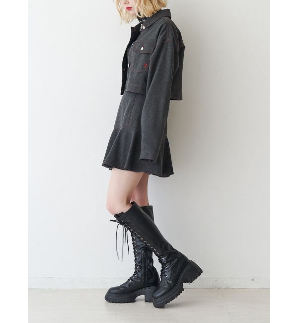 jouetie「マルチWAYツイードライクセットアップ」|ワンピース|