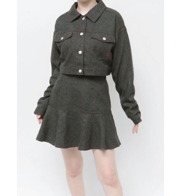 jouetie「マルチWAYツイードライクセットアップ」|ワンピース|