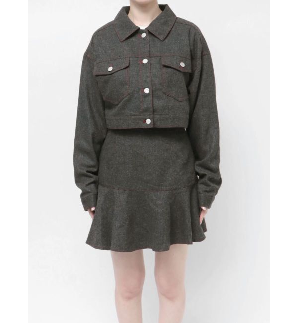 jouetie「マルチWAYツイードライクセットアップ」|ワンピース|