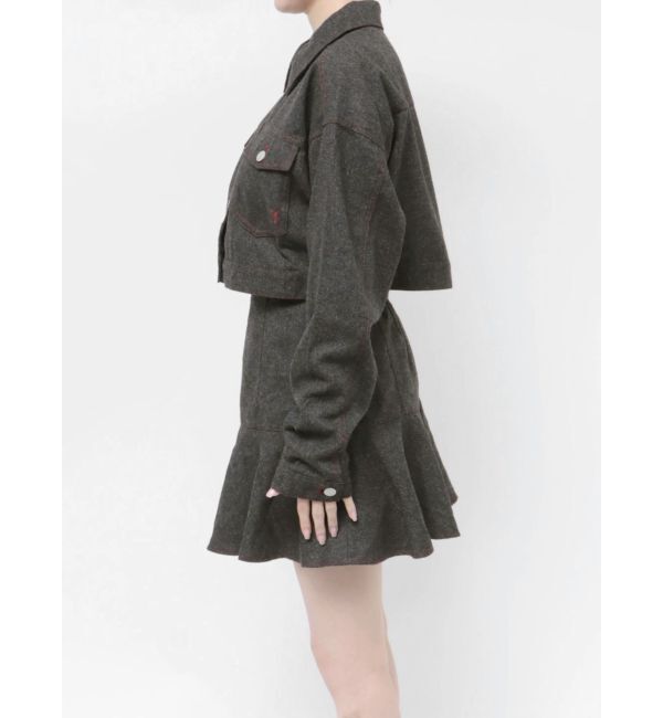 jouetie「マルチWAYツイードライクセットアップ」|ワンピース|