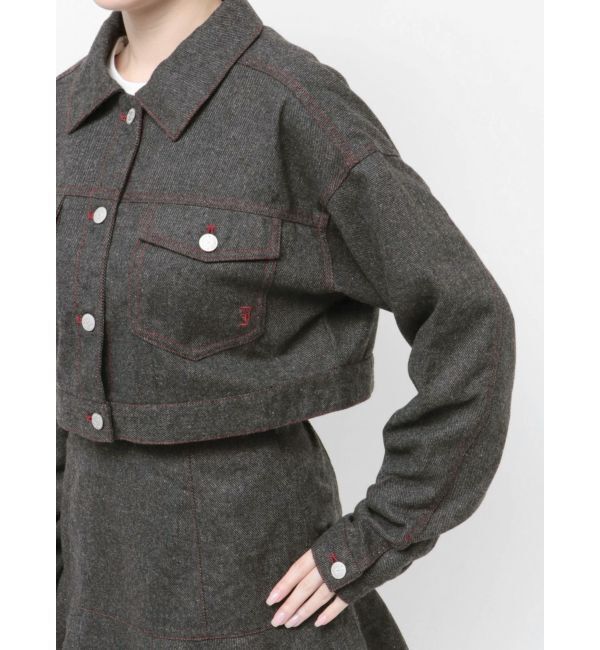 jouetie「マルチWAYツイードライクセットアップ」|ワンピース|