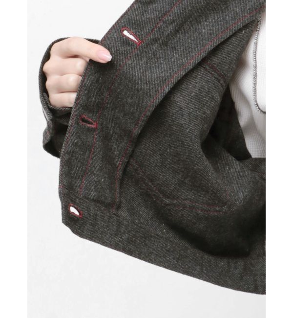 jouetie「マルチWAYツイードライクセットアップ」|ワンピース|