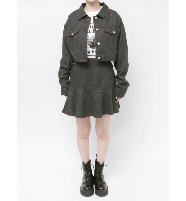 jouetie「マルチWAYツイードライクセットアップ」|ワンピース|