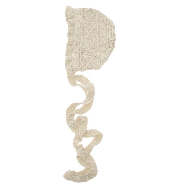 jouetie「フリルケーブルバラクラバ」|ニット帽|