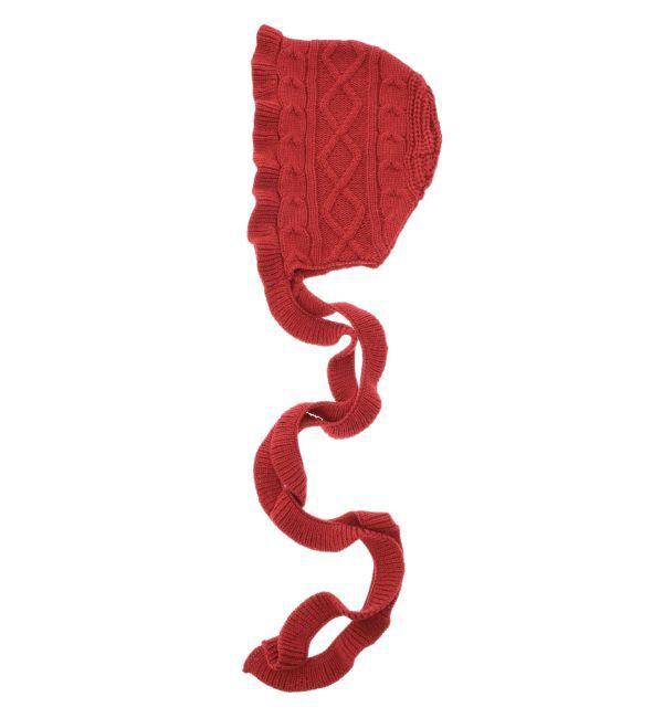 jouetie「フリルケーブルバラクラバ」|ニット帽|