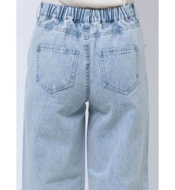 merry jenny「petit ribbonデニムパンツ」|デニム|