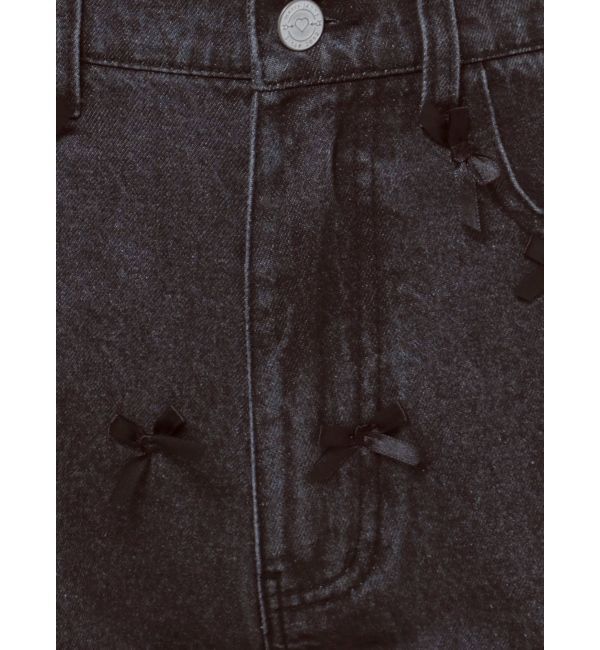 merry jenny「petit ribbonデニムパンツ」|デニム|