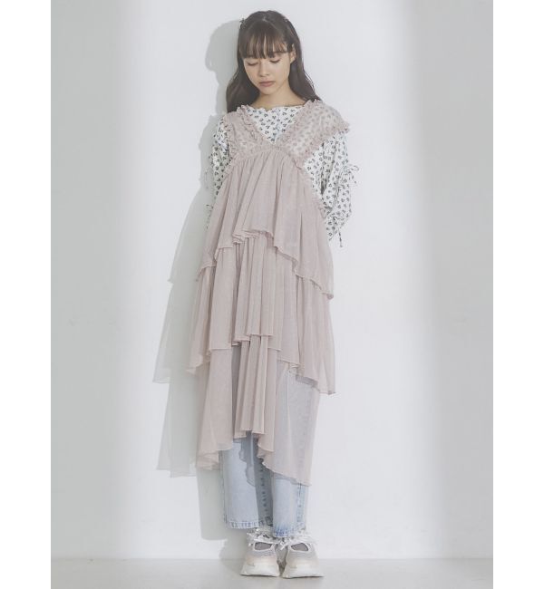 merry jenny「petit ribbonデニムパンツ」|デニム|