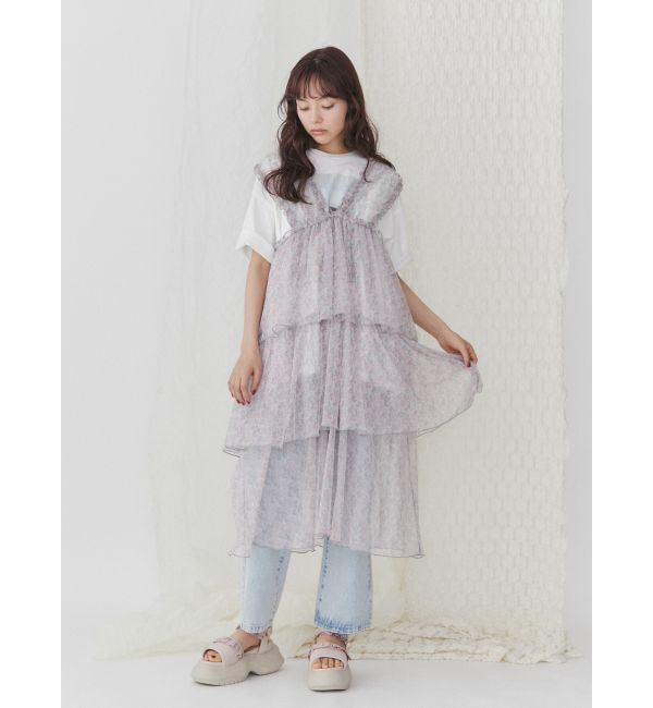 merry jenny「petit ribbonデニムパンツ」|デニム|