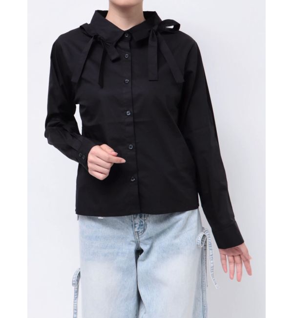 merry jenny「リボンリボンシャツ」|シャツ・ブラウス|