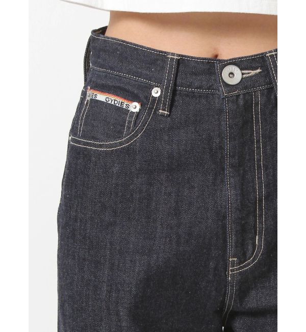 GYDA「H/W GYDIESセルビッチワイドデニムパンツ」|デニム|