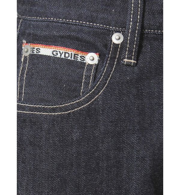 GYDA「H/W GYDIESセルビッチワイドデニムパンツ」|デニム|