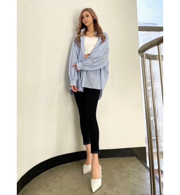 GYDA「ストライプオーバーシャツ」|シャツ・ブラウス|