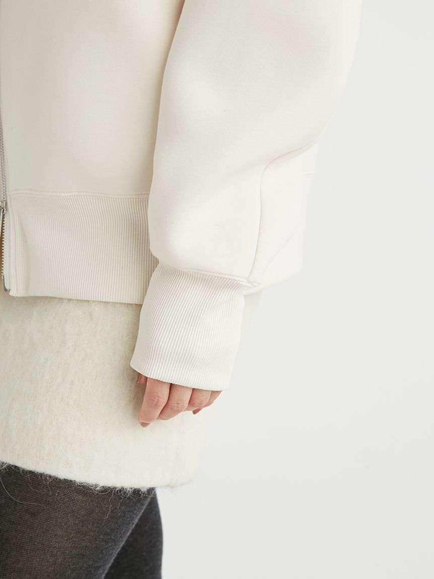 emmi atelier「ジップアップダンボールフーディー」|パーカー|