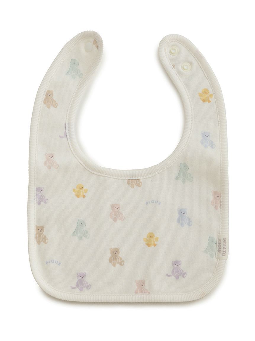 GELATO PIQUE KIDS & BABY「【ラッピング済み】【BABY】ベアポンチョ&スタイ2点セット ギフトBOX」|その他ベビー用品|