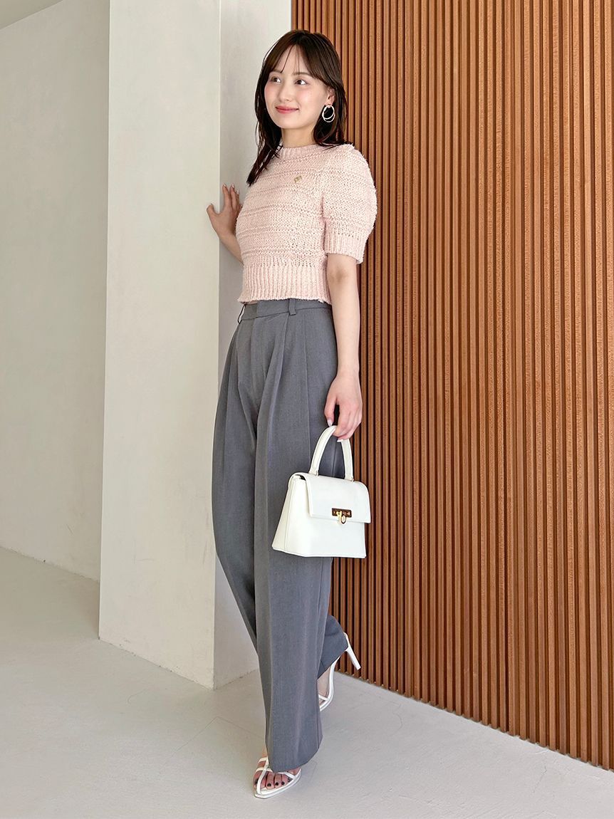 SNIDEL「ワイドロングパンツ」|チノ|