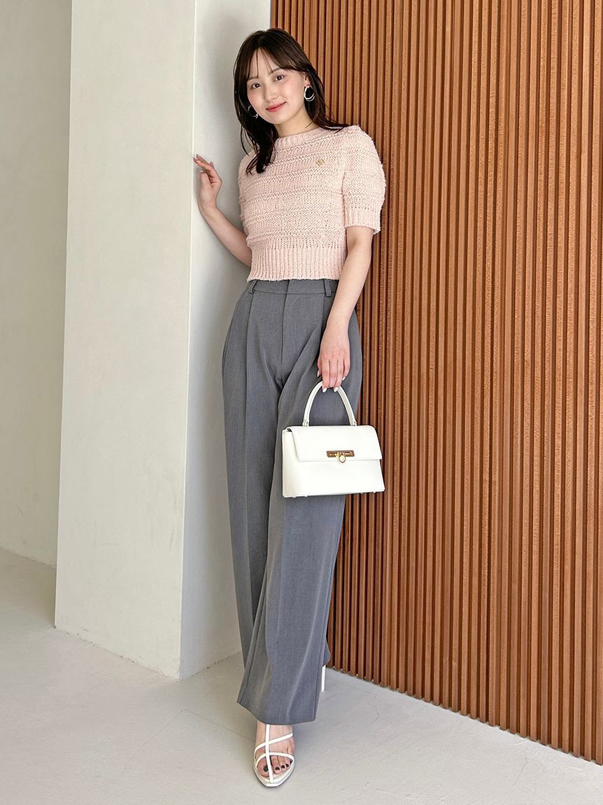 SNIDEL「ワイドロングパンツ」|チノ|