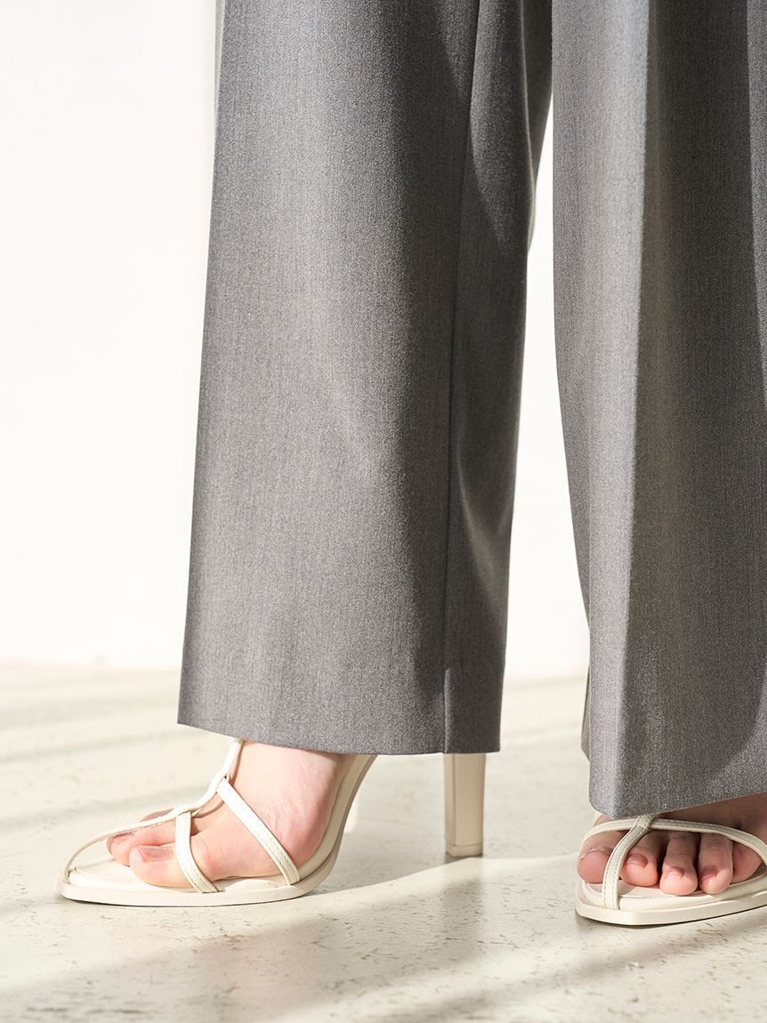 SNIDEL「ワイドロングパンツ」|チノ|