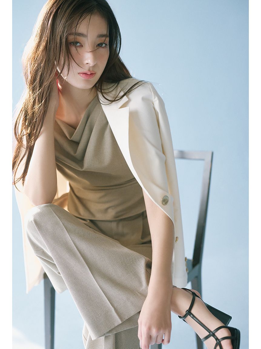 SNIDEL「ワイドロングパンツ」|チノ|