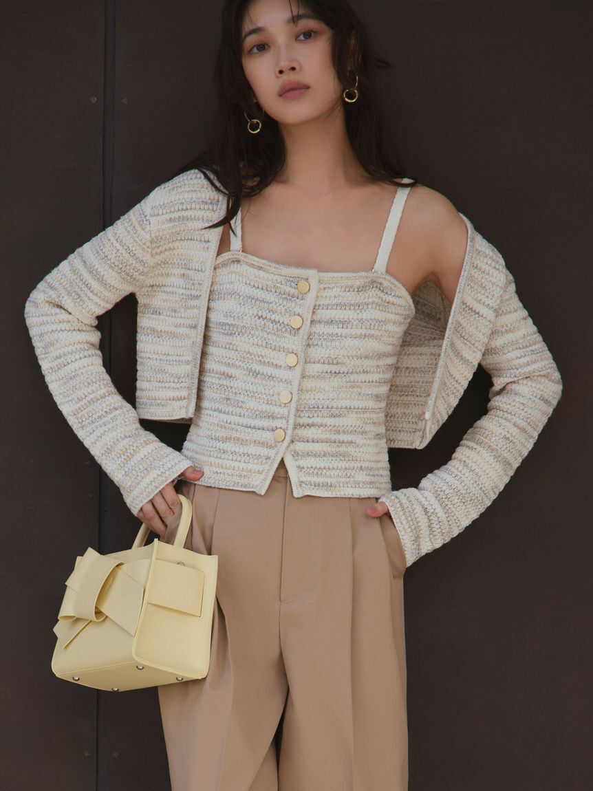 FRAY I.D「【ルエル】リボンミドルバッグ」|ハンドバッグ|